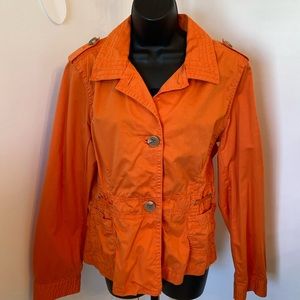 Liz Claiborne Bright Orange Jacket Size XLarge